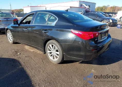2014 Infiniti Q50 Premium from USA, damaged, VIN JN1BV7AR2EM683967
